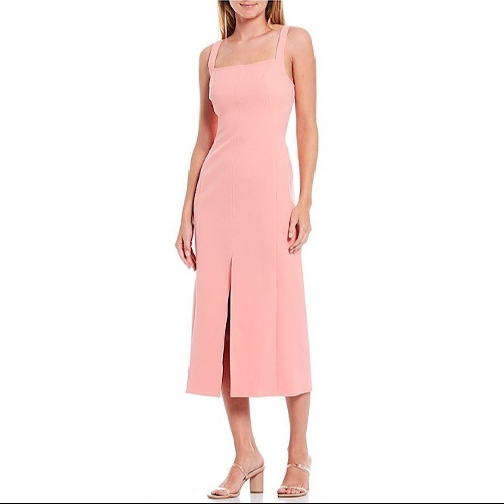 NWT C/MEO Consumed Split-Front Midi Dress